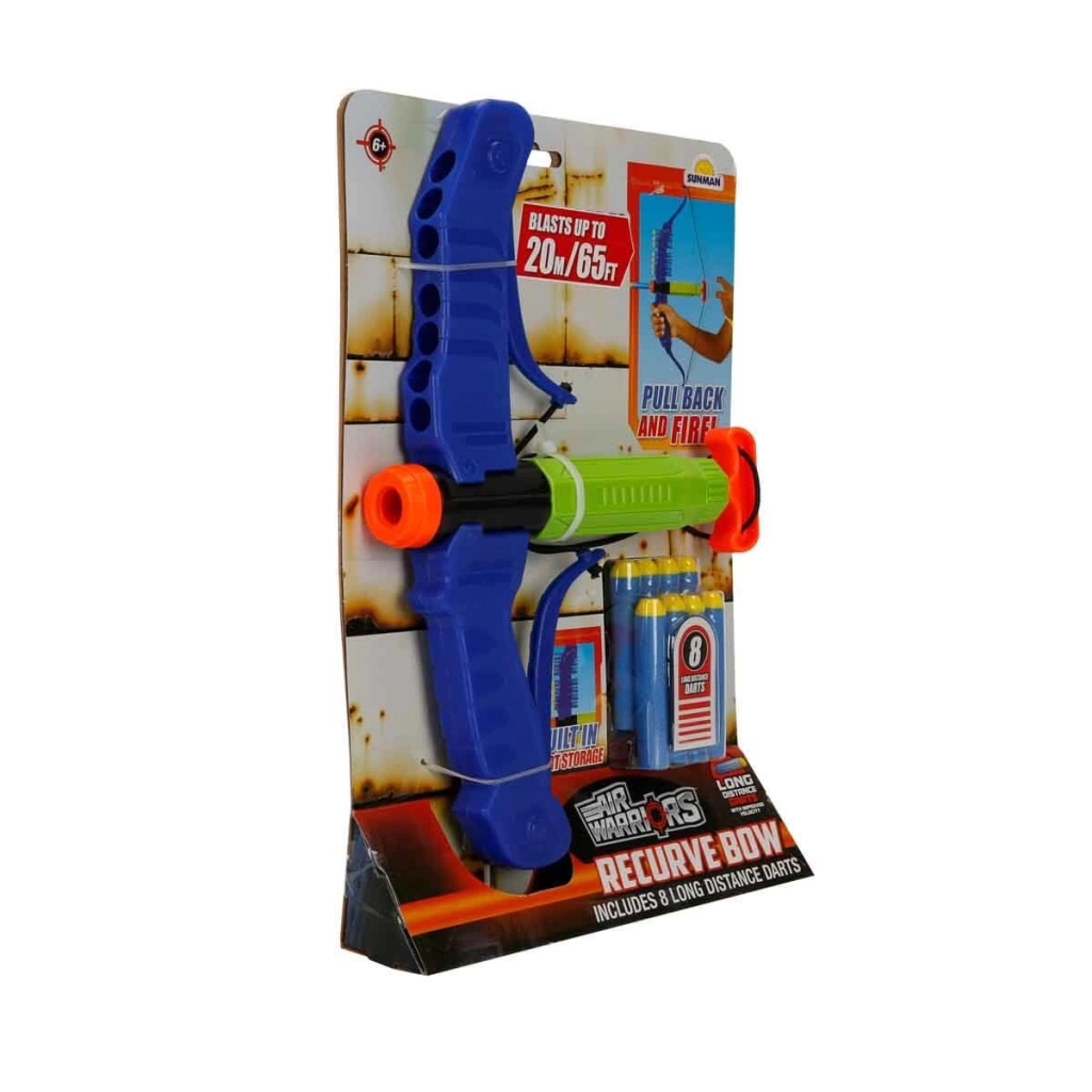 Çocuk AirWarriorsRecurveBow8MermiliSüngerDartAtanYay - Görsel 2