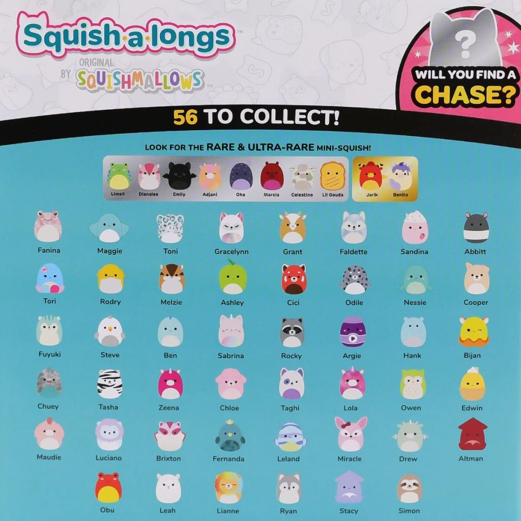 Eğitici Çocuk AL0001 Squish a longs 2 Figür + Yüzük Sürpriz Paket Seri 2 - Görsel 5