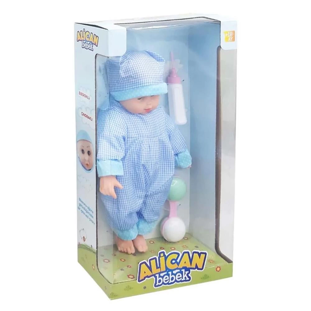 Alican Bebek Yumuşak Oyuncak Çocuklar İçin Eğlenceli Arkadaş - Görsel 3