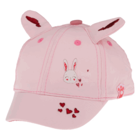 Çocuk Alık Kız Şapka (0-18 Ay) Y24000-02 Açık Pembe