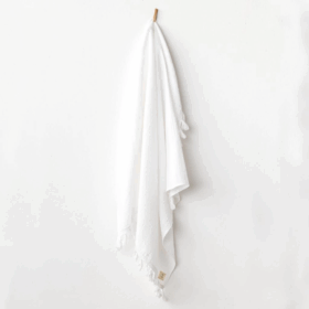 Andywawa AC24514 Müslin Smil All Day 95x85 Bebek Battaniye White