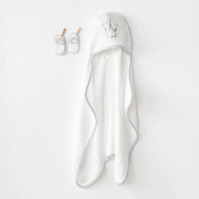 Andywawa AC24724 Tovel 80x80 Müslin Wawa Boys Havlu Set White