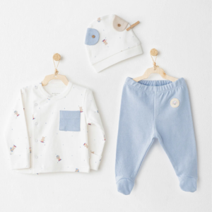 Eğitici Çocuk Andywawa AC26073 Hat Set Rainbow 3'lü Zıbın Takım Blue