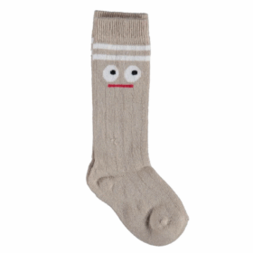 Çocuk Animals Dizaltı Yaş Çorap 68430 Kahve