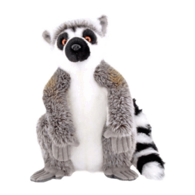 ANM-20865 Oturan Lemur Peluş 28 cm -Necotoys