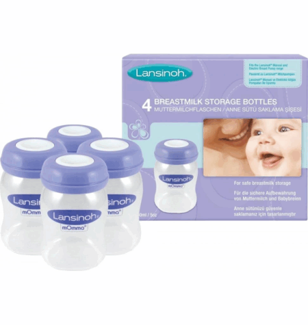 Çocuk   Anne Sütü Saklama Kabı 4Lü