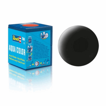 Çocuk Aqua Color Black - Mat Boya - 18 ml