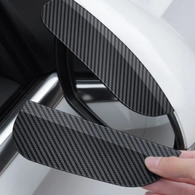 Eğitici Oyuncak Araba Ayna Yağmur Koruyucu Siper Karbon Desenli