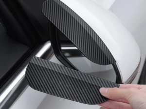 Eğitici Oyuncak Araba Ayna Yağmur Koruyucu Siper Karbon Desenli