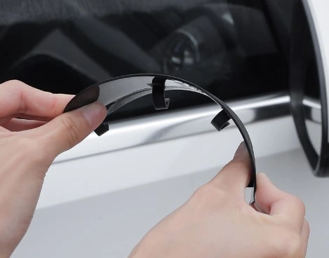 Eğitici Oyuncak Araba Ayna Yağmur Koruyucu Siper Karbon Desenli - Görsel 3