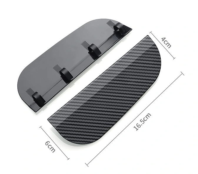 Eğitici Oyuncak Araba Ayna Yağmur Koruyucu Siper Karbon Desenli - Görsel 5