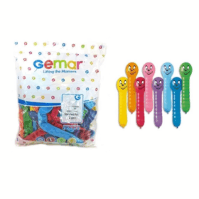 Çocuk AS-1 Gemar Spiral Balon 100 Adet -Dinamik Oyuncak