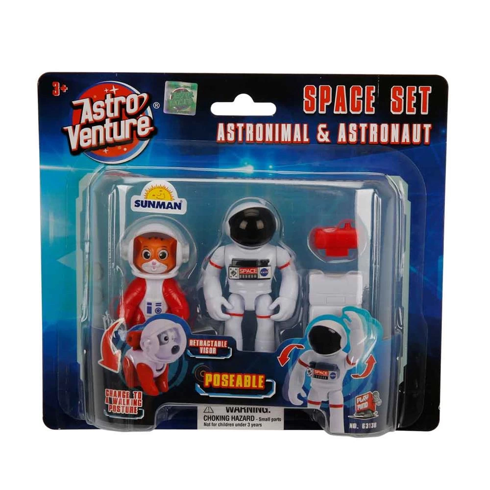 Astro Venture Space Set Astronimals & Astronaut Çocuklar İçin Eğitici Set - Görsel 3
