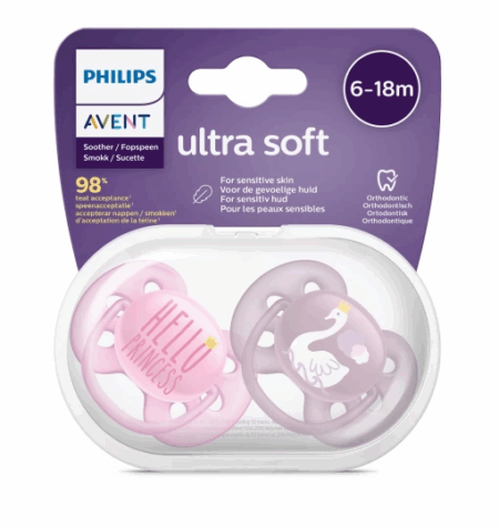 Çocuk Avent Ultra Soft Emzik 6-18 Ay Kız