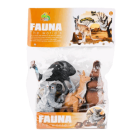 PVC Vahşi Hayvan Seti 4’lü, Eğitici ve Yaratıcı Oyun, Doğa Temalı Oyuncak Seti