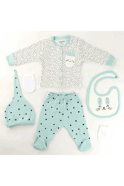 Çocuk Aziz Bebe 5 Parça Hastane Çıkış 5304 Orjinal