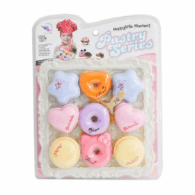 Çocuk B88-4 Kartela Tepsili Şirin Kurabiye Seti -Birliktoys