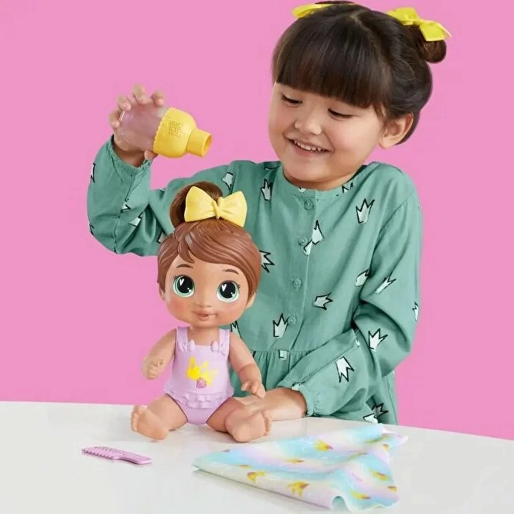 Baby Alive Bebeğimle Şampuan Eğlencesi Esmer F9120 - Görsel 2