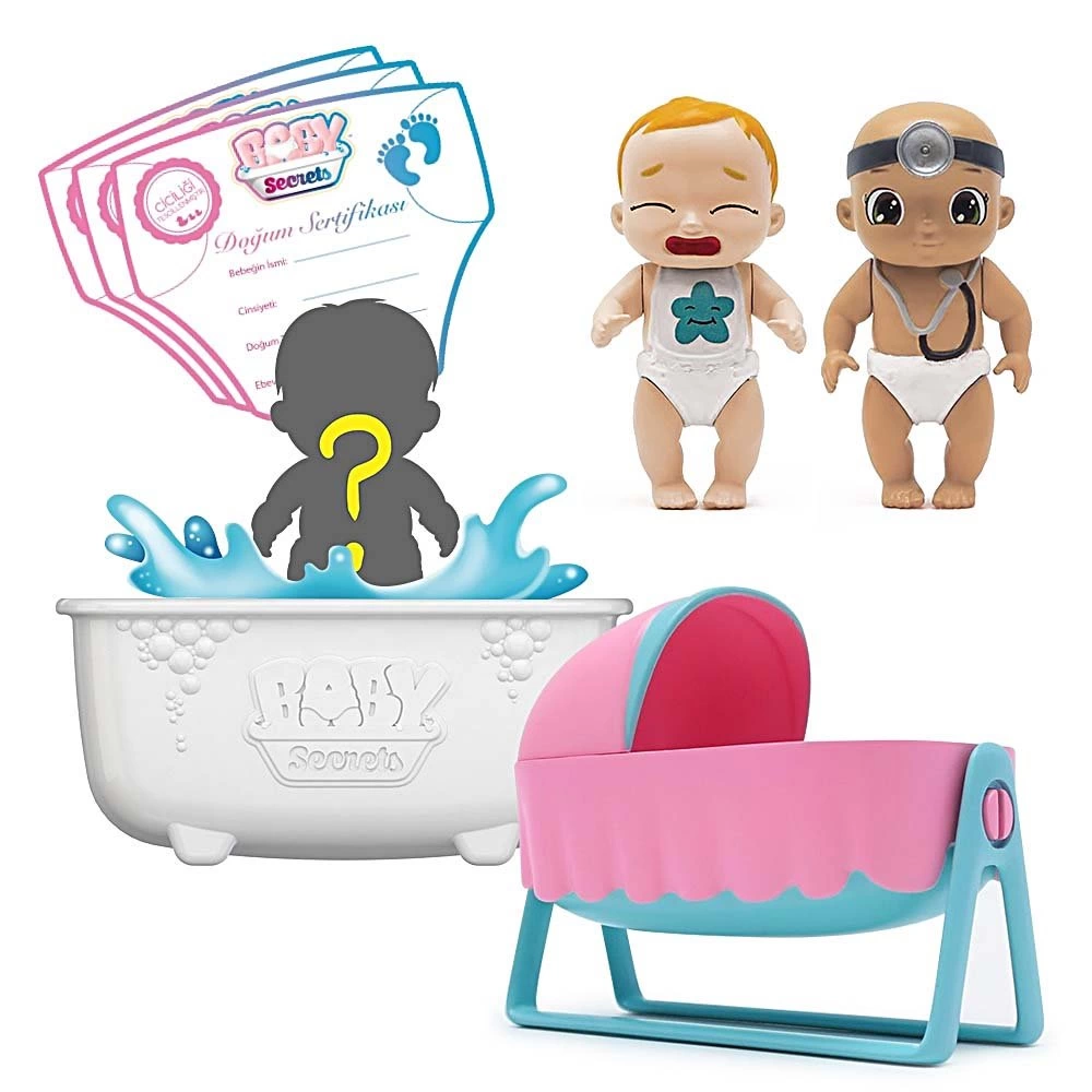 Çocuk Baby Secrets Sürpriz Figür ve Bebek Arabası Seti - Görsel 2