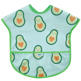 BabyJem Baskılı BLW Kolsuz Önlük 788 Avokado