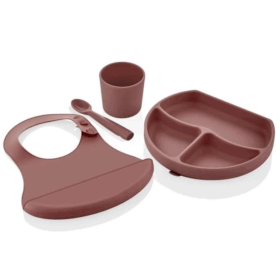 BabyJem Silikon Beslenme Seti 728 Mocha