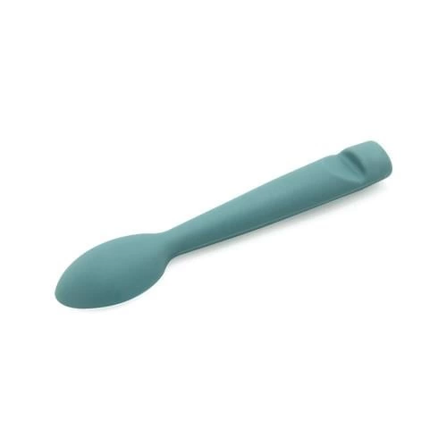 Nane Yeşili Silikon Kaşıkla Bebekler İçin Eğitici ve Pratik Beslenme Deneyimi - Görsel 2