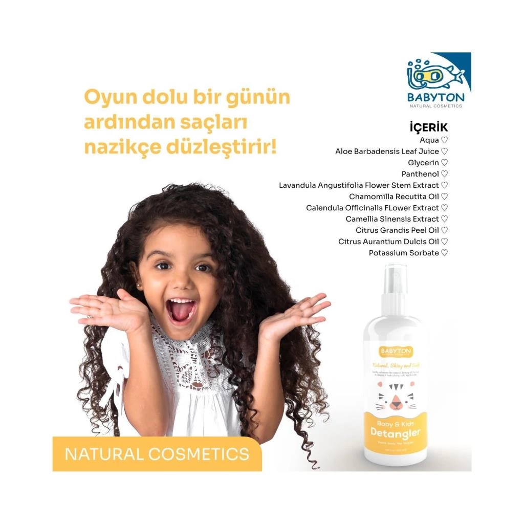 Babyton Bebek ve Çocuklar İçin Kolay Tarama Spreyi 200ml - Görsel 4