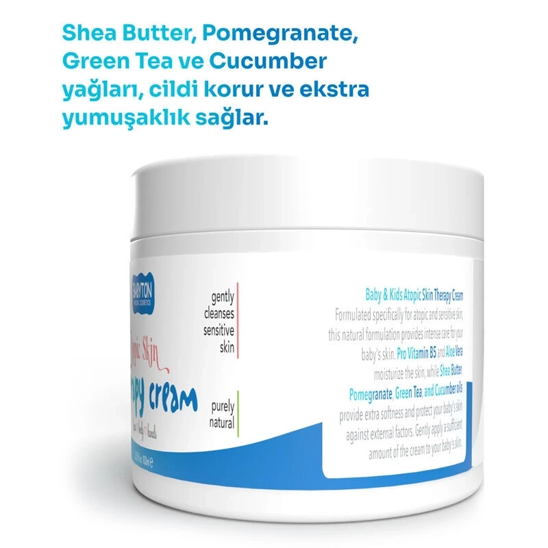Çocuk Babyton Bebekler ve Çocuklar İçin Atopik Cilt Kremi 100 ml - Görsel 2