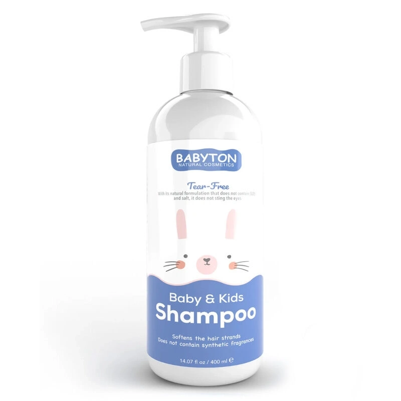 Çocuk Babyton Göz Yakmayan Doğal Bebek ve Çocuk Şampuanı 400 ml - Görsel 2