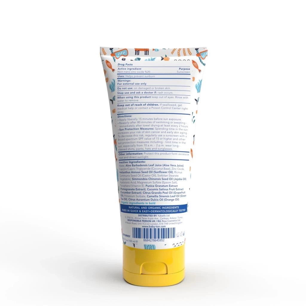 Babyton Atopik Ciltler İçin Güneş Koruyucu Krem 100 ml - Görsel 4