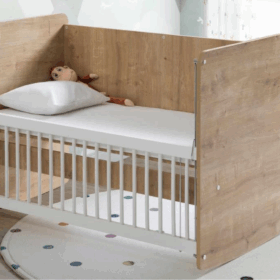 Çocuk Babywhen Pratik Sallanır Anne Yanı Beşik 60x120 Ahşap