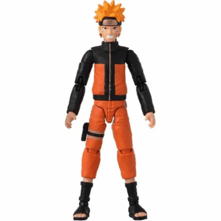 Çocuk Bandai Naruto Anime Heroes Naruto Uzumaki Figür ve Aksesuar Seti 16 cm