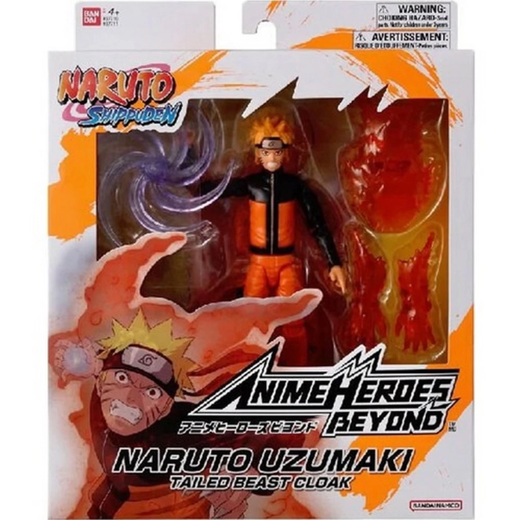 Çocuk Bandai Naruto Anime Heroes Naruto Uzumaki Figür ve Aksesuar Seti 16 cm - Görsel 4
