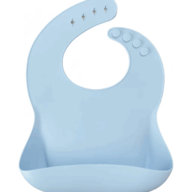 Basics Silikon Mama Önlüğü Mineral Blue