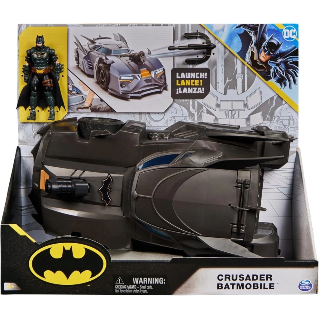Batman Crusader Batmobil Aracı 10 cm - Görsel 5