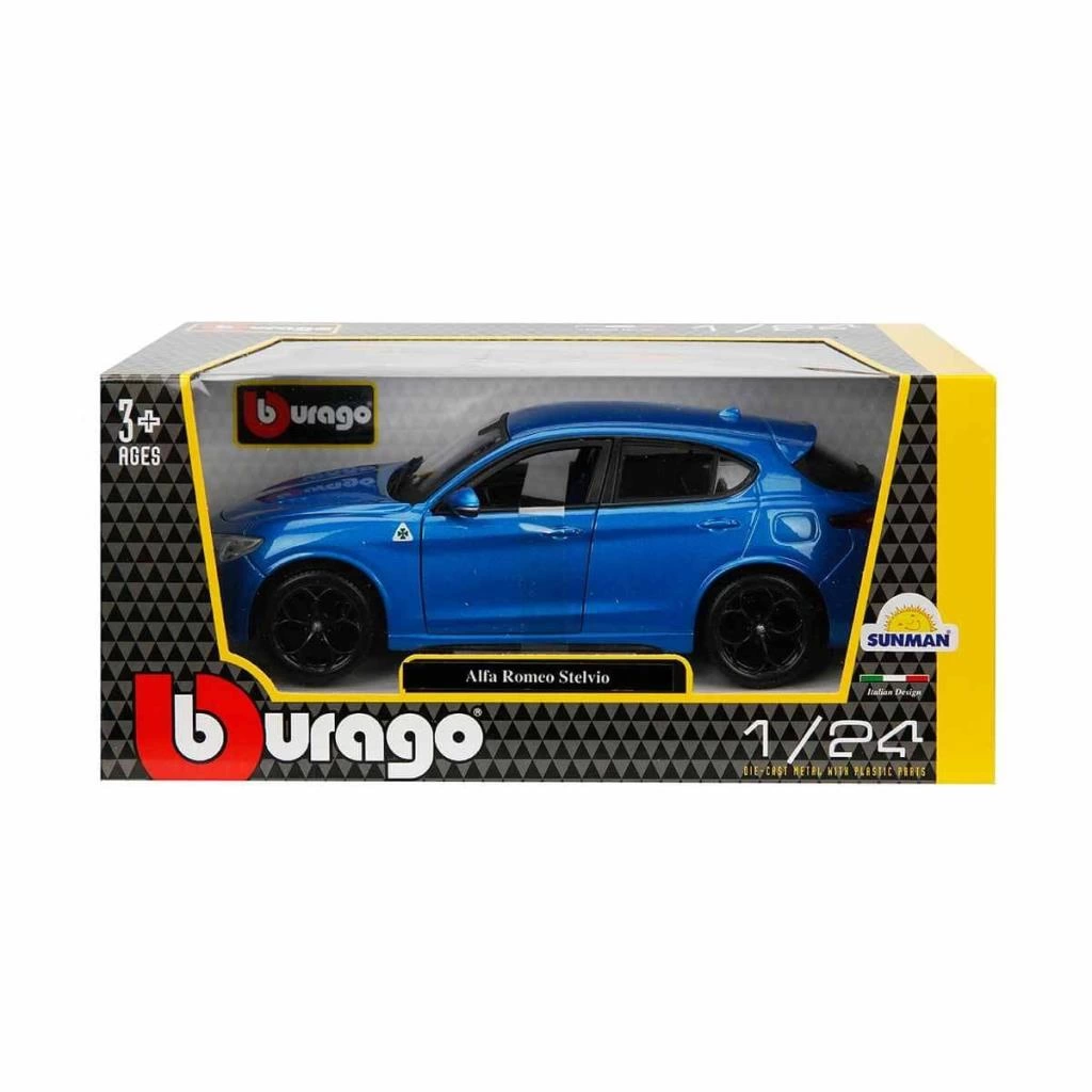 Çocuk Bburago 1:24 Alfa Romeo Stelvio Model Araba - Görsel 3