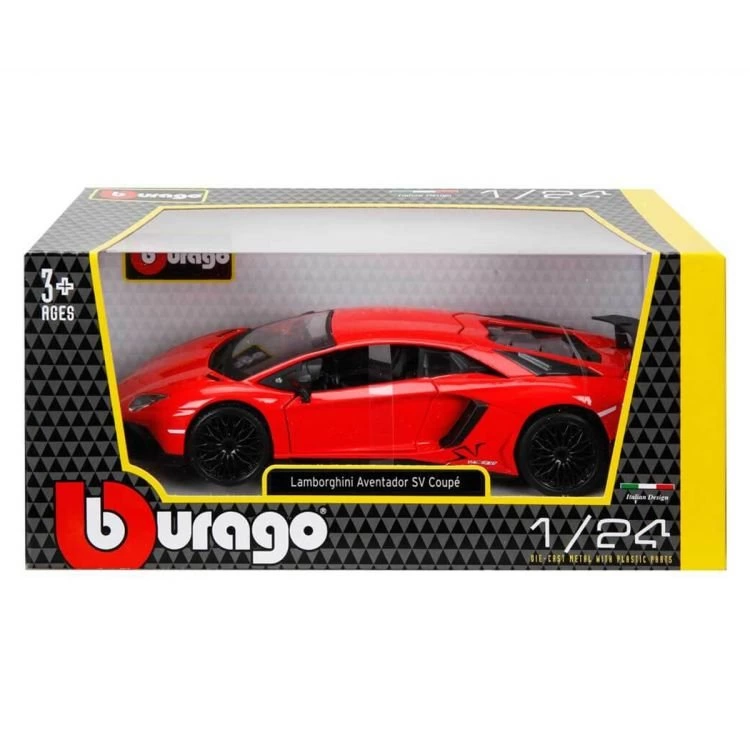 Bburago 1:24 Lamborghini Aventador SV Coupe Model Araba - Görsel 3