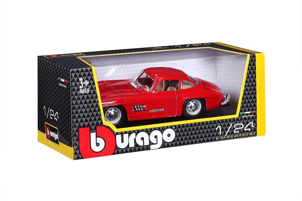 Bburago 1:24 Mersedes Benz 300SL 1954 Model Araba - Görsel 5