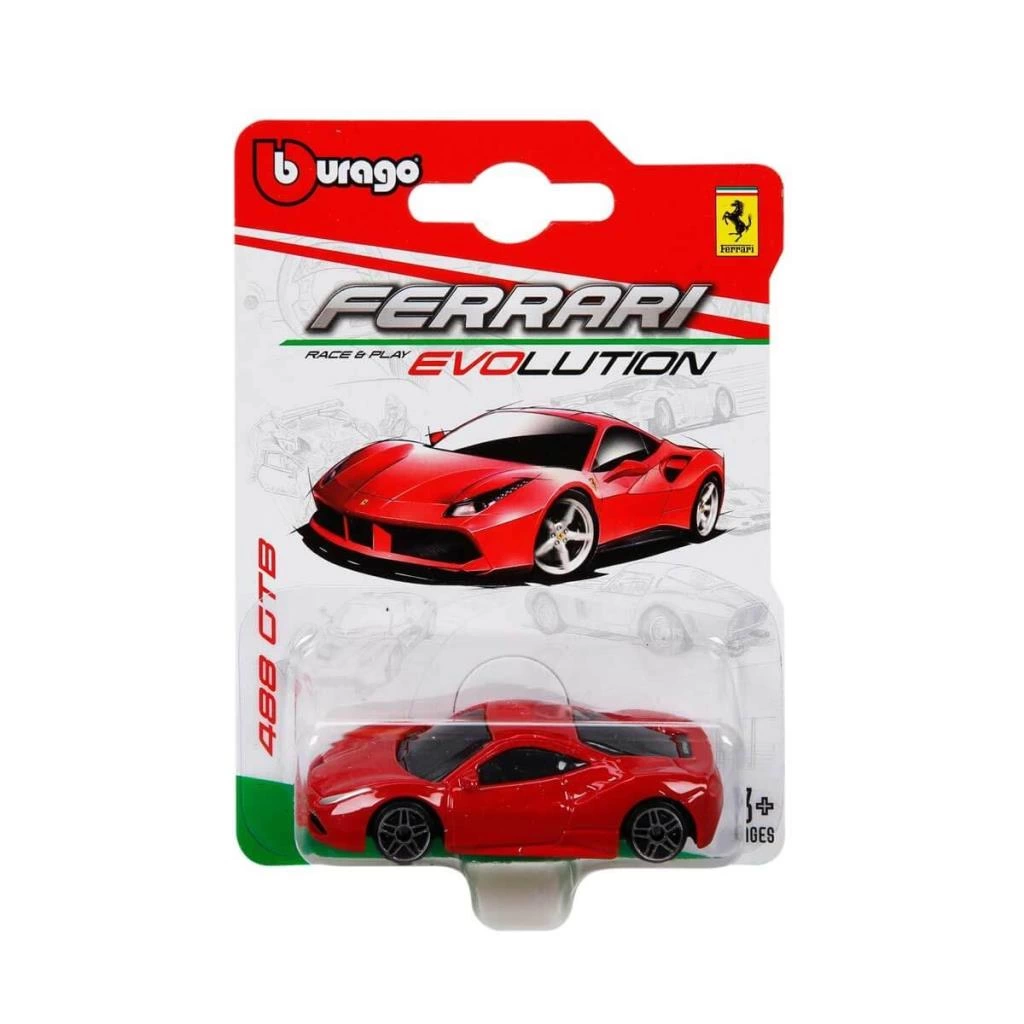 Çocuk Bburago Ferrari Evolution 7 cm. Model Araba - Görsel 3