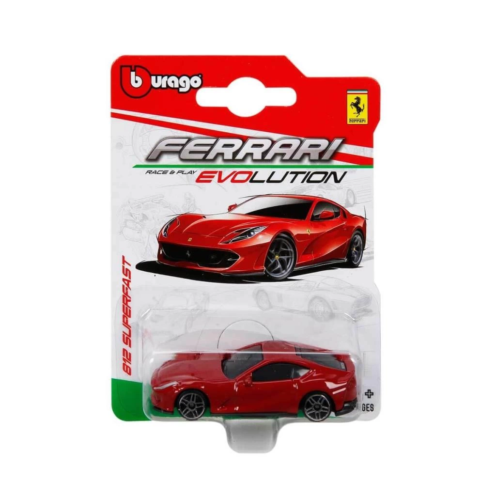 Çocuk Bburago Ferrari Evolution 7 cm. Model Araba - Görsel 5