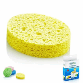 Bebek Banyo Süngeri Selülozik 020 Sarı