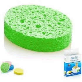 Bebek Banyo Süngeri Selülozik 020 Yeşil
