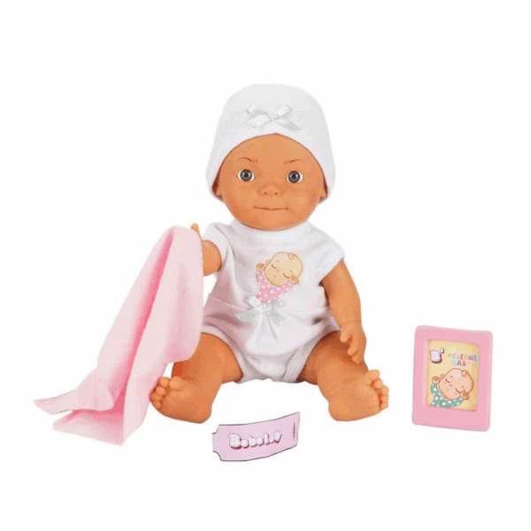 Çocuk Bebelou Hoş Geldin Bebeği Sesli 30 cm - Görsel 4