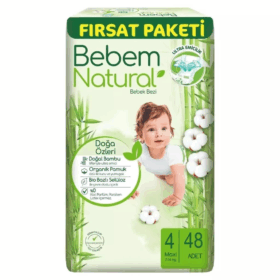 BebemNaturalBebekBeziFırsatPaketi4Beden7-14Kg48Adet