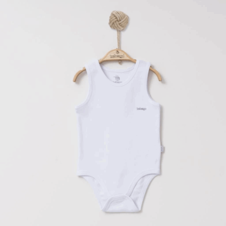 Çocuk Bebengo BU4028 Basic Atlet Body Beyaz