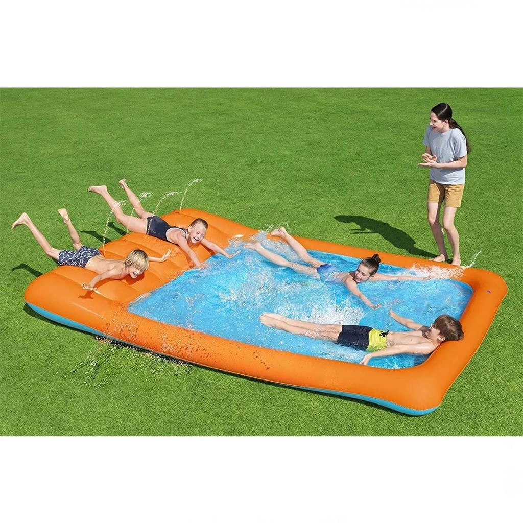 Çocuk Kaydırmalı Çocuk Havuzu 341 x 213 x 38 cm Renkli 53080 - Görsel 3