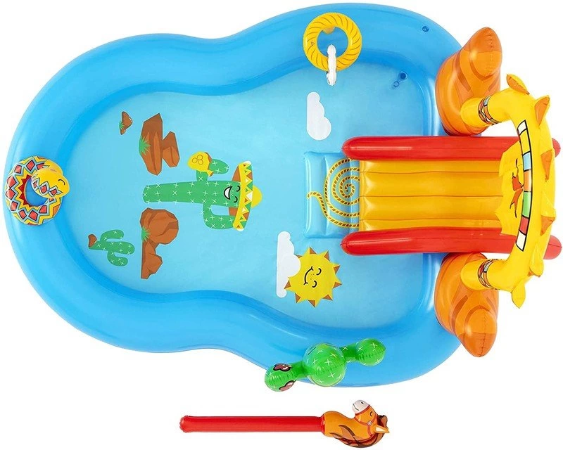 Çocuk Çocuk Vahşi Batı Oyun Havuzu 264 x 188 x 140 cm 53118 - Görsel 2