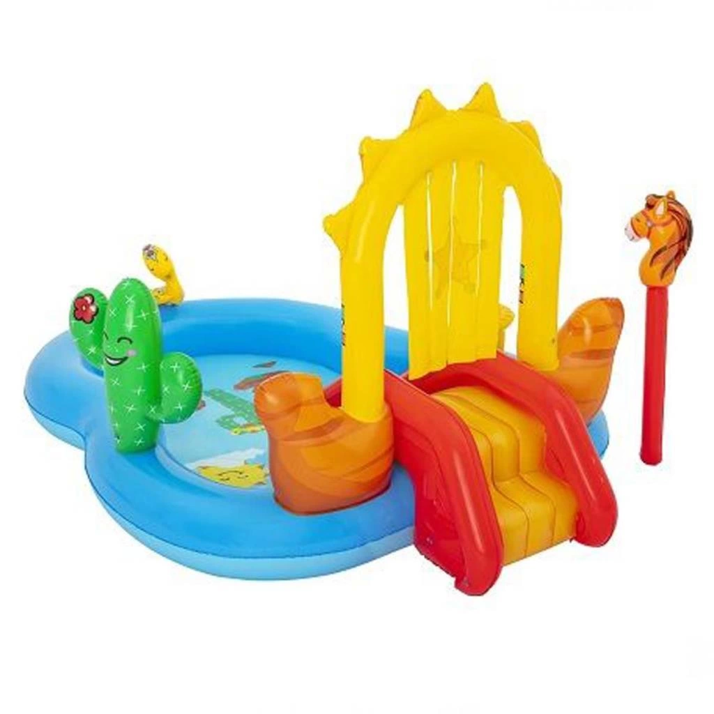 Çocuk Çocuk Vahşi Batı Oyun Havuzu 264 x 188 x 140 cm 53118 - Görsel 3