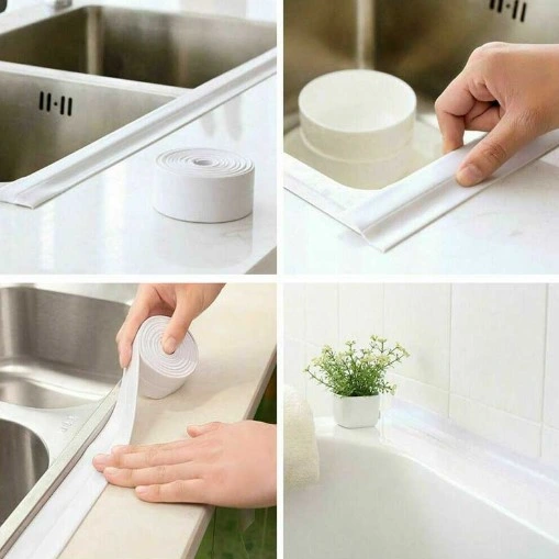 Eğitici Oyuncak BEYAZ Su Sızdırmaz Lavabo Kenar Bandı (3.2m) - Görsel 3