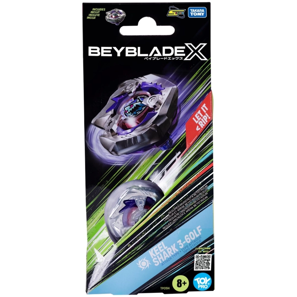 Eğitici Oyuncak Beyblade Top Keel Shark 3-60LF - Görsel 2